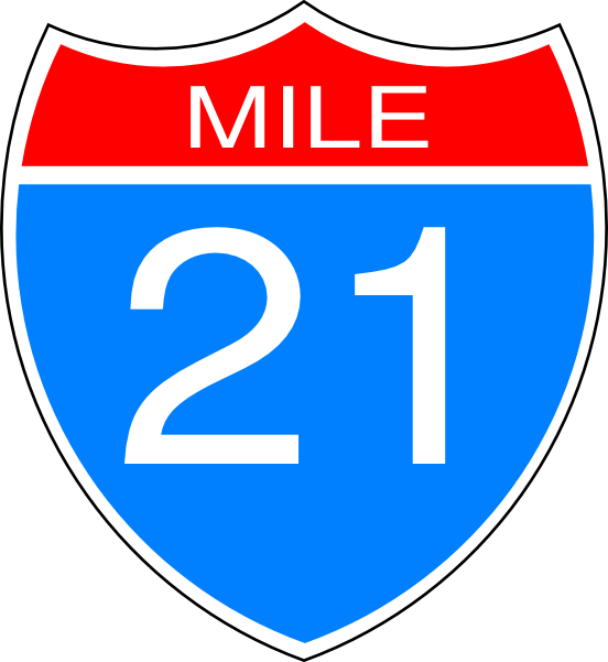 M21 New Clip Art At Clker - Interstate Clip Art (552x601)