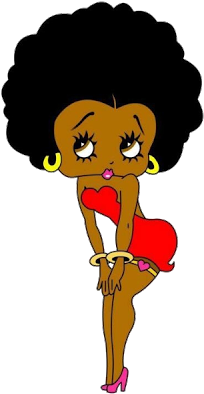 Luxury Black Betty Boop Pictures Free Valentine Betty - Black Betty Boop Tattoos (400x400)