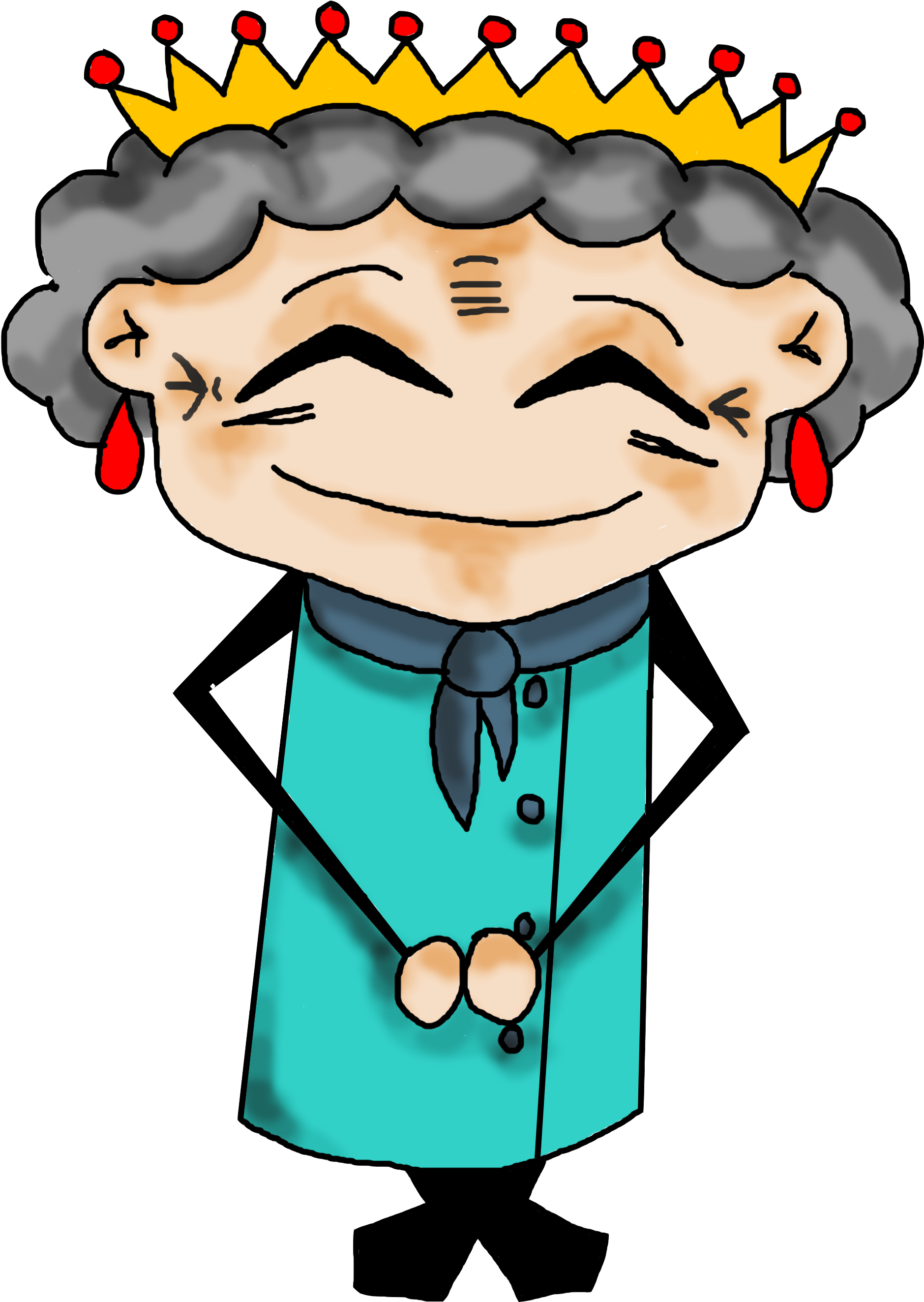 Mary Poppins Queen - Cartoon (2480x3508)