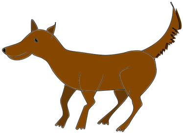 Dog Vector Clip Art - Dog (500x353)