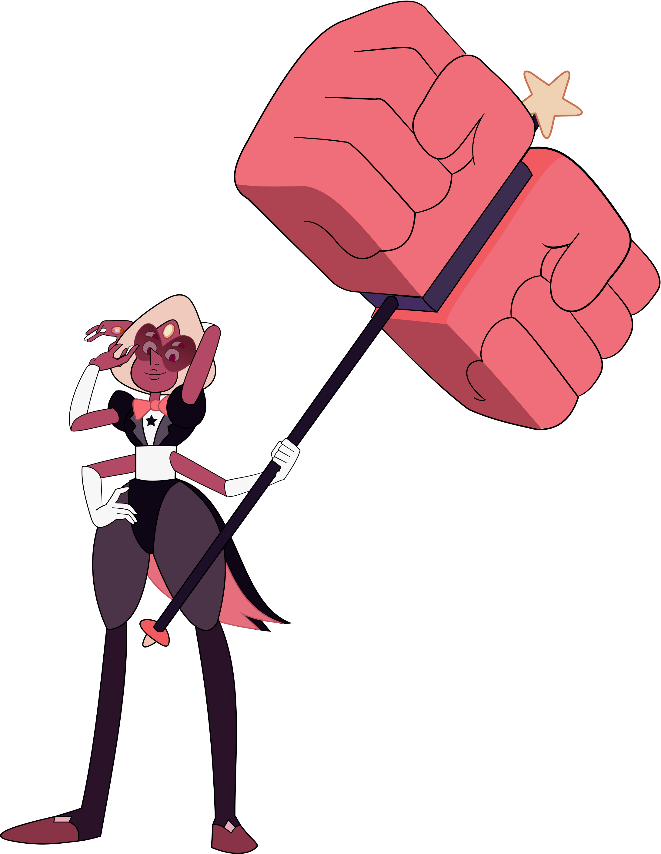 The Crystals Combined - Steven Universe Sardonyx Weapon (2181x2817)