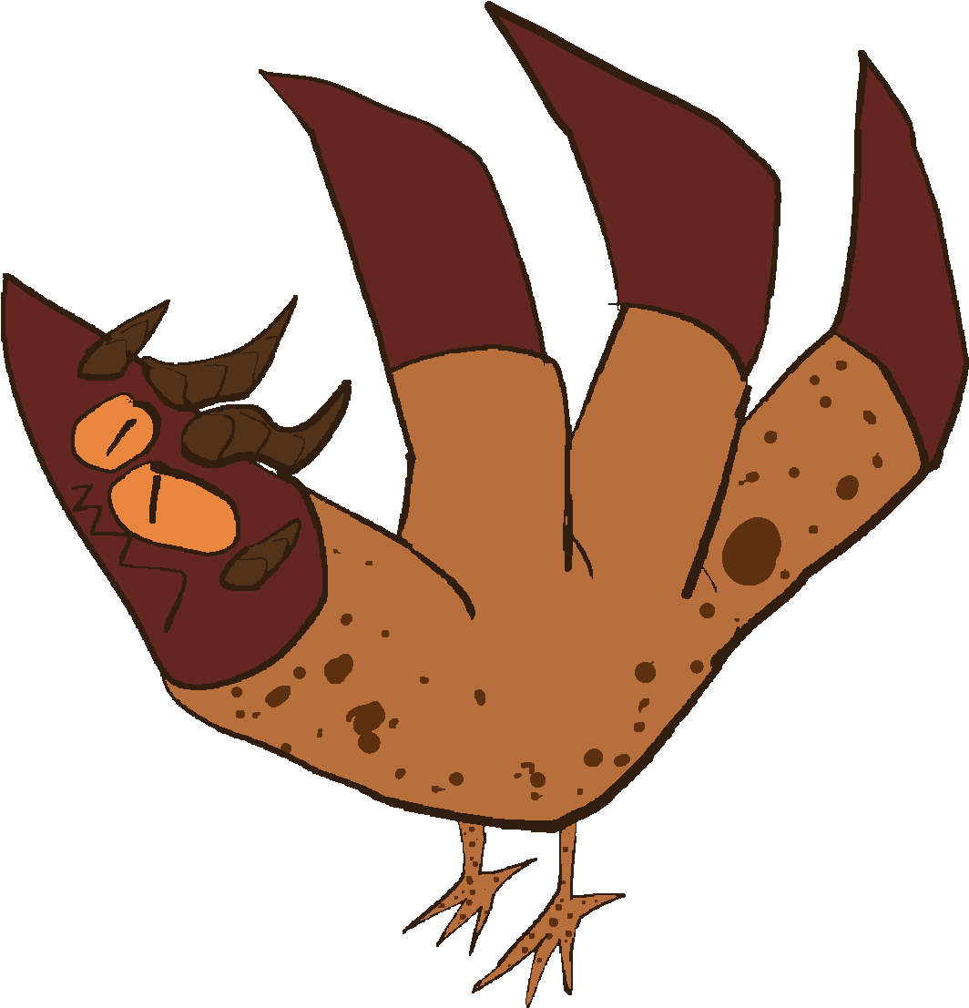 Rust Hand Turkery - Chicken (1084x1133)