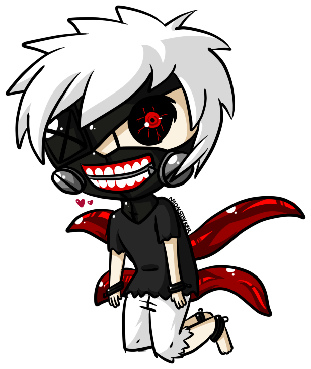 Chibi Kaneki Ken By Neonstryker - Kaneki Chibi Transparent (618x734)