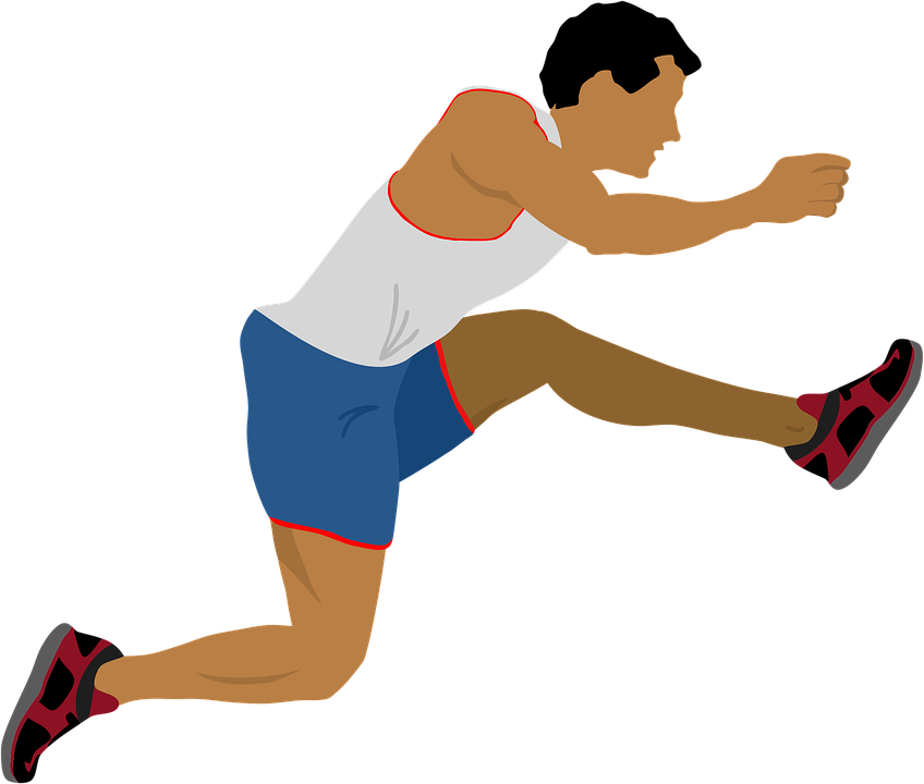 Baseball Walrus Cliparts 8, Buy Clip Art - Athlete Jumping Png (848x720)