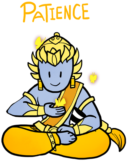 Zen Clipart Patience - Art (550x635)