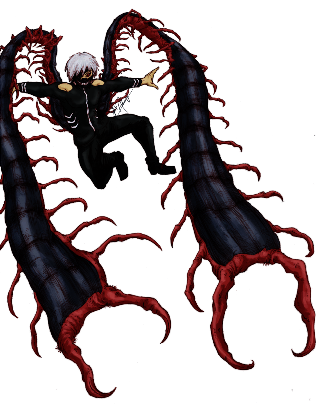 Scolopendra Gigantea Tokyo Ghoul Centipedes Clip Art - Tokyo Ghoul Scolopendra (1024x1336)