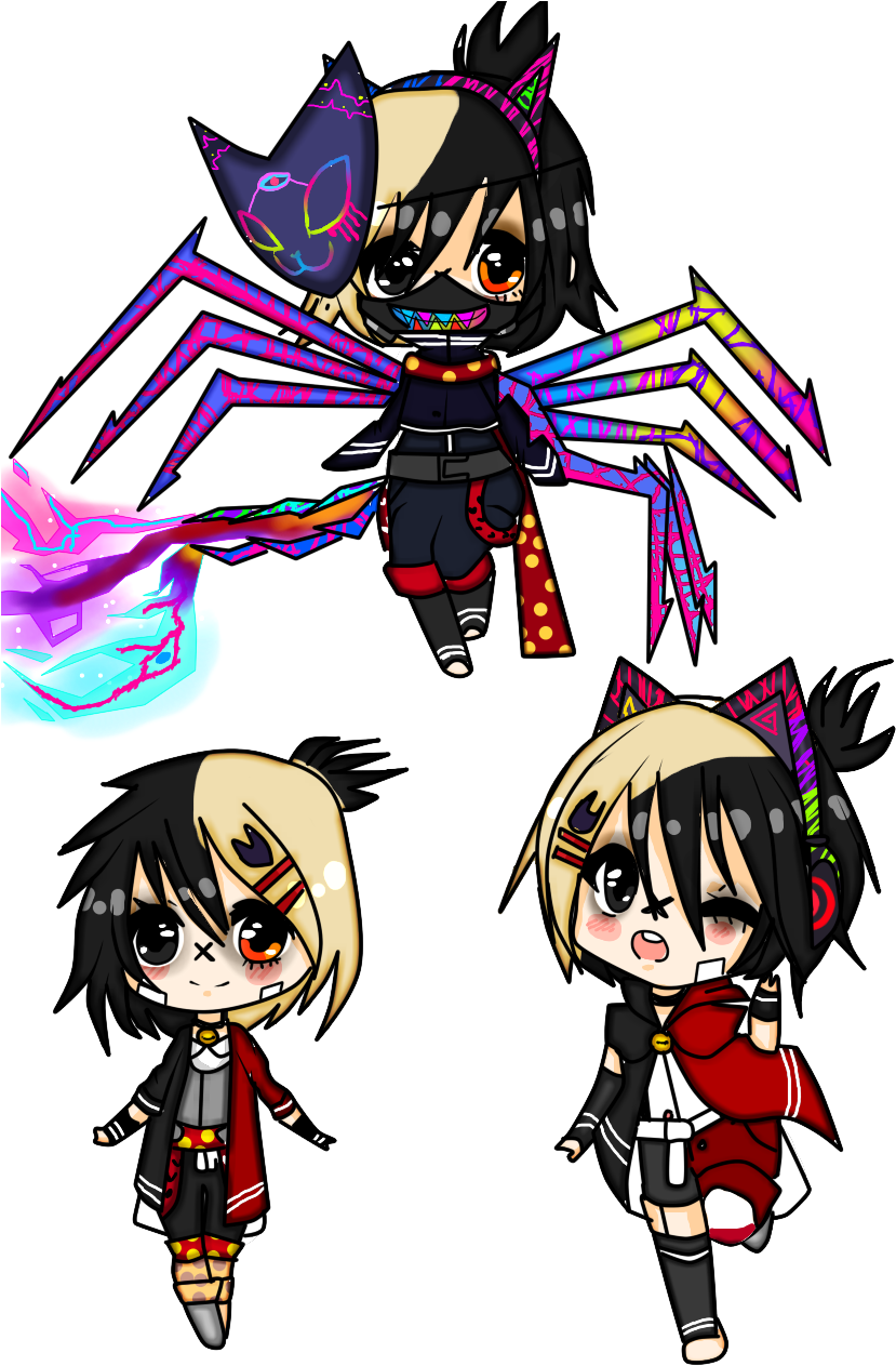 Tokyo Ghoul Oc Nana Official Ouftifs By White-cat22 - Cartoon (1000x1300)