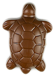 Solid Chocolate Turtles - Chocolate Turtles Png (350x350)