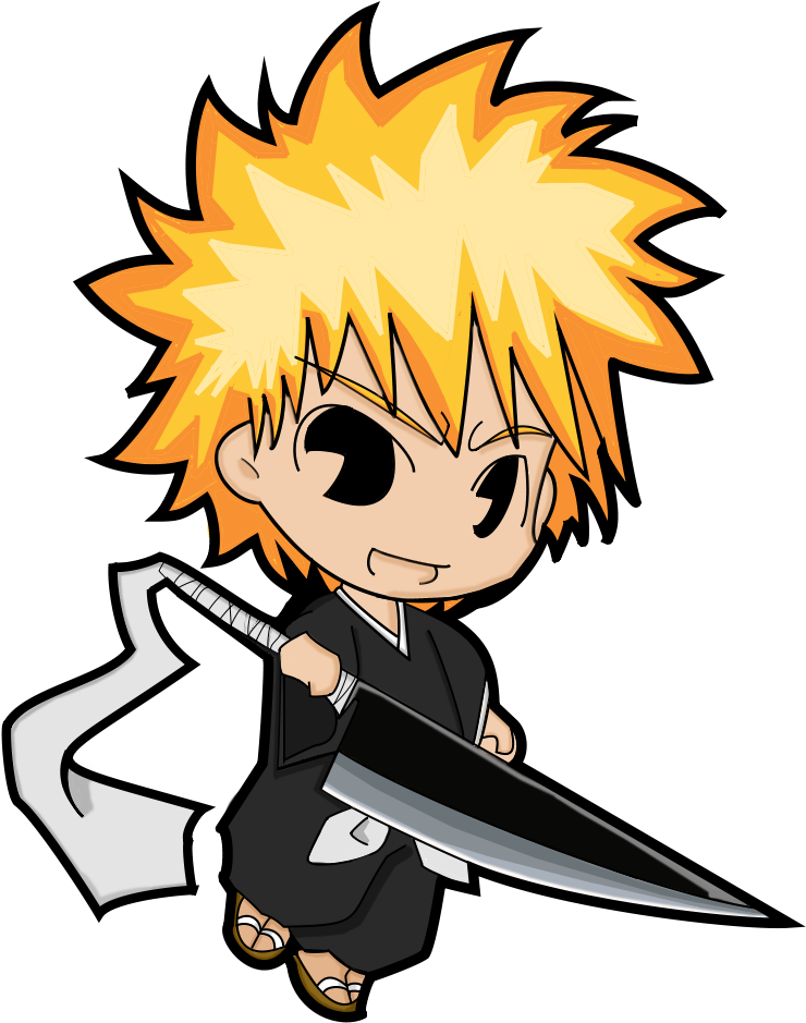 Chibi Ichigo By Poseidon59 On Deviantart - Chibi Ichigo (739x986)