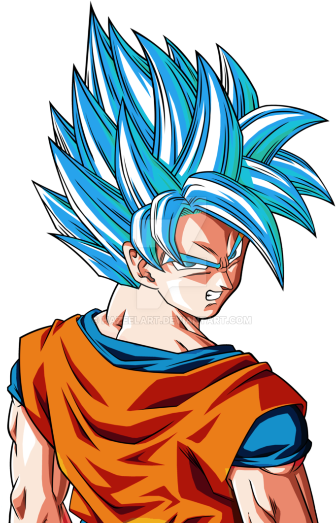 Goku Super Saiyan God Ssj Fukkatsu No F By Hazeelart-d8q5343 - Super Saiyan God Goku Ssj (729x1097)