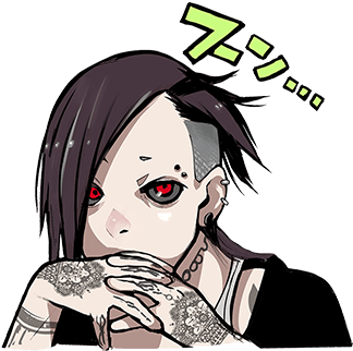 Full Sized Tokyo Ghoul - Tokyo Ghoul Uta Enerver (374x352)