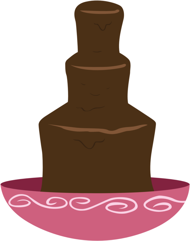 Chocolate Fountain By Pageturner1988 - Chocolate Fountain Clipart (800x1000)