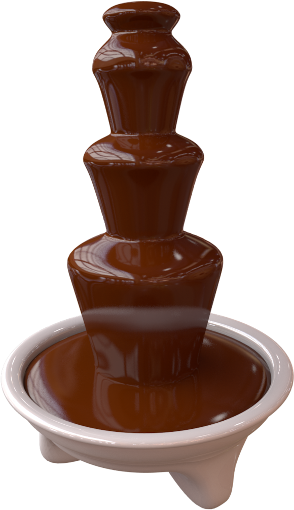 Chocolate Fountain By Bromberry Chocolate Fountain - Chocolate Fountain Clip Art (900x1064)