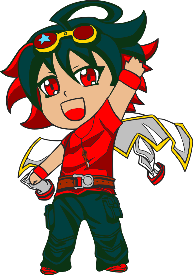 Anime, Personal Use, Yuya Sakaki Chibi, - Cartoon (616x879)