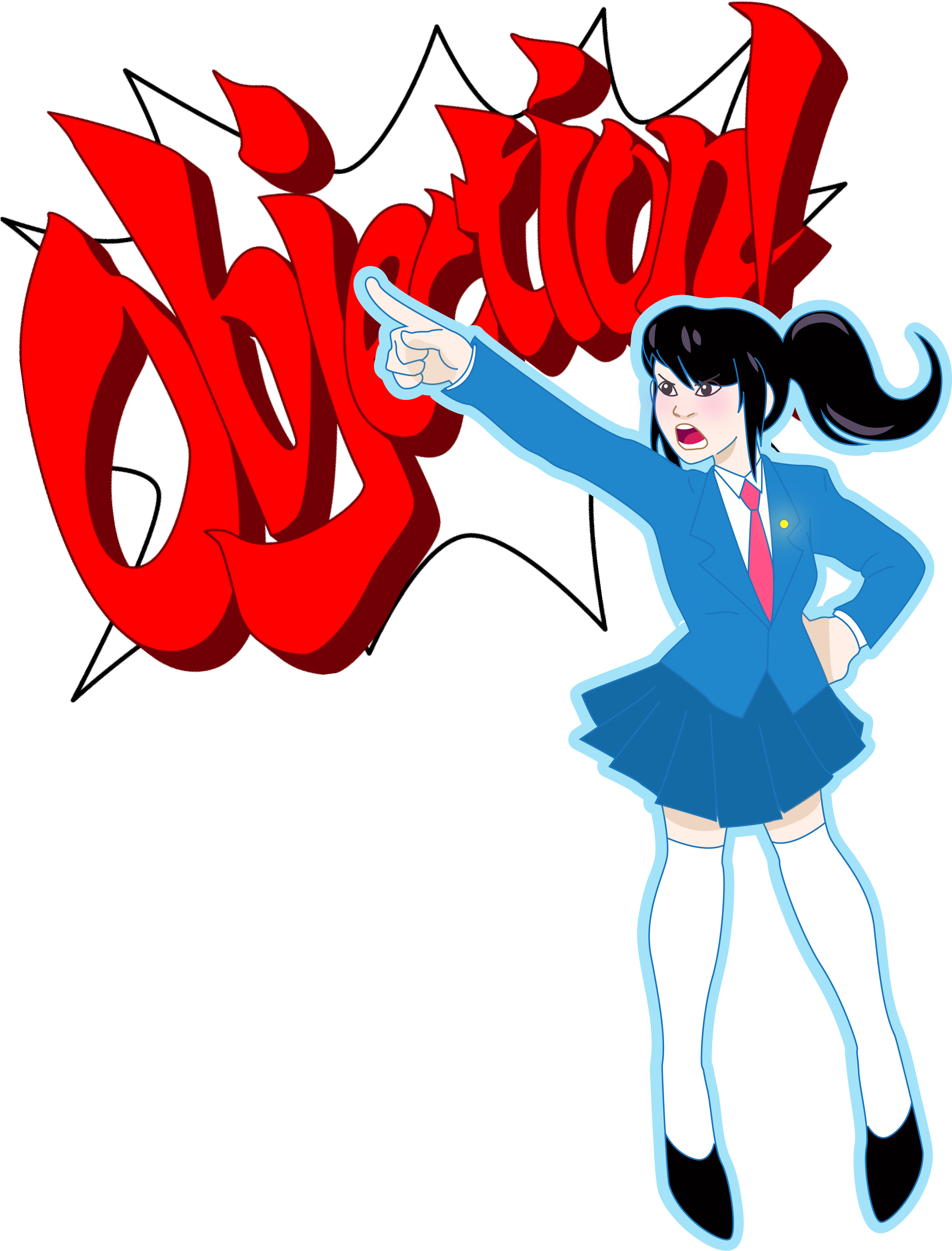 I Absolutely Love Ace Attorney, So Seeing Yandere Chan - Apollo Justice: Ace Attorney (3313x3688)
