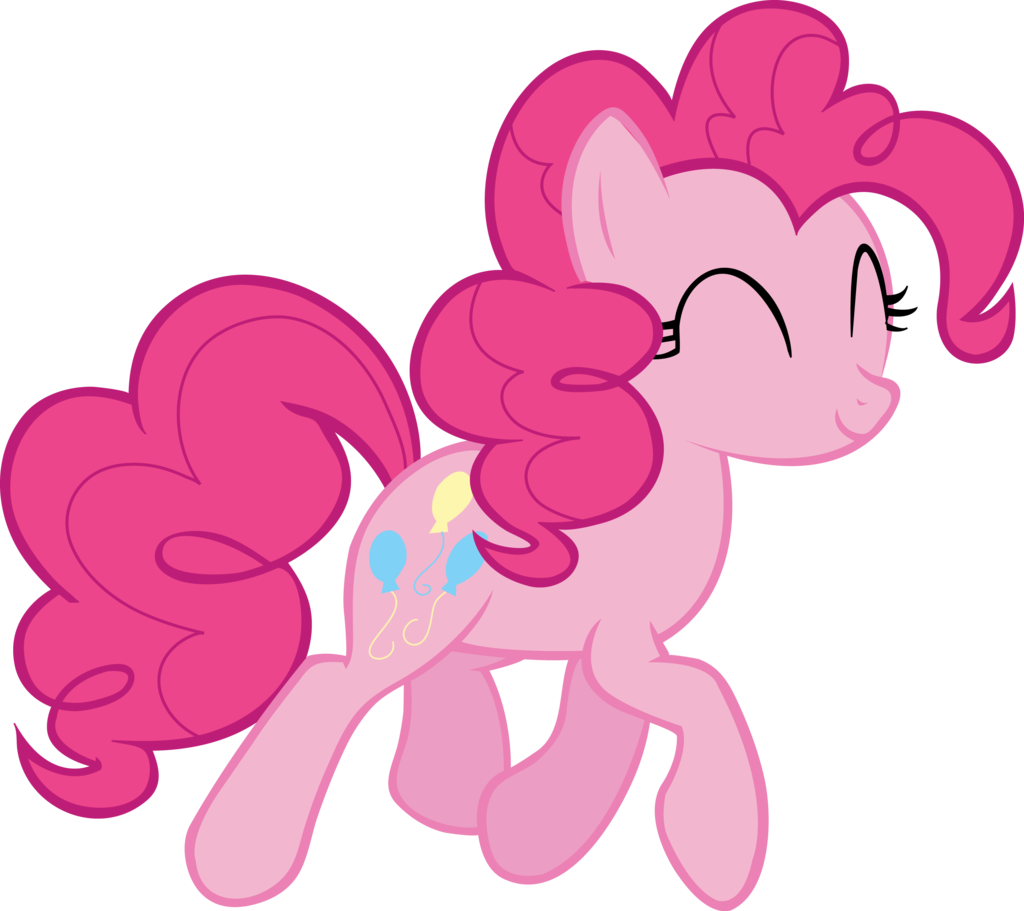 Pinkie Pie Vector By Icantunloveyou Pinkie Pie Vector - My Little Pony Walk (1024x911)