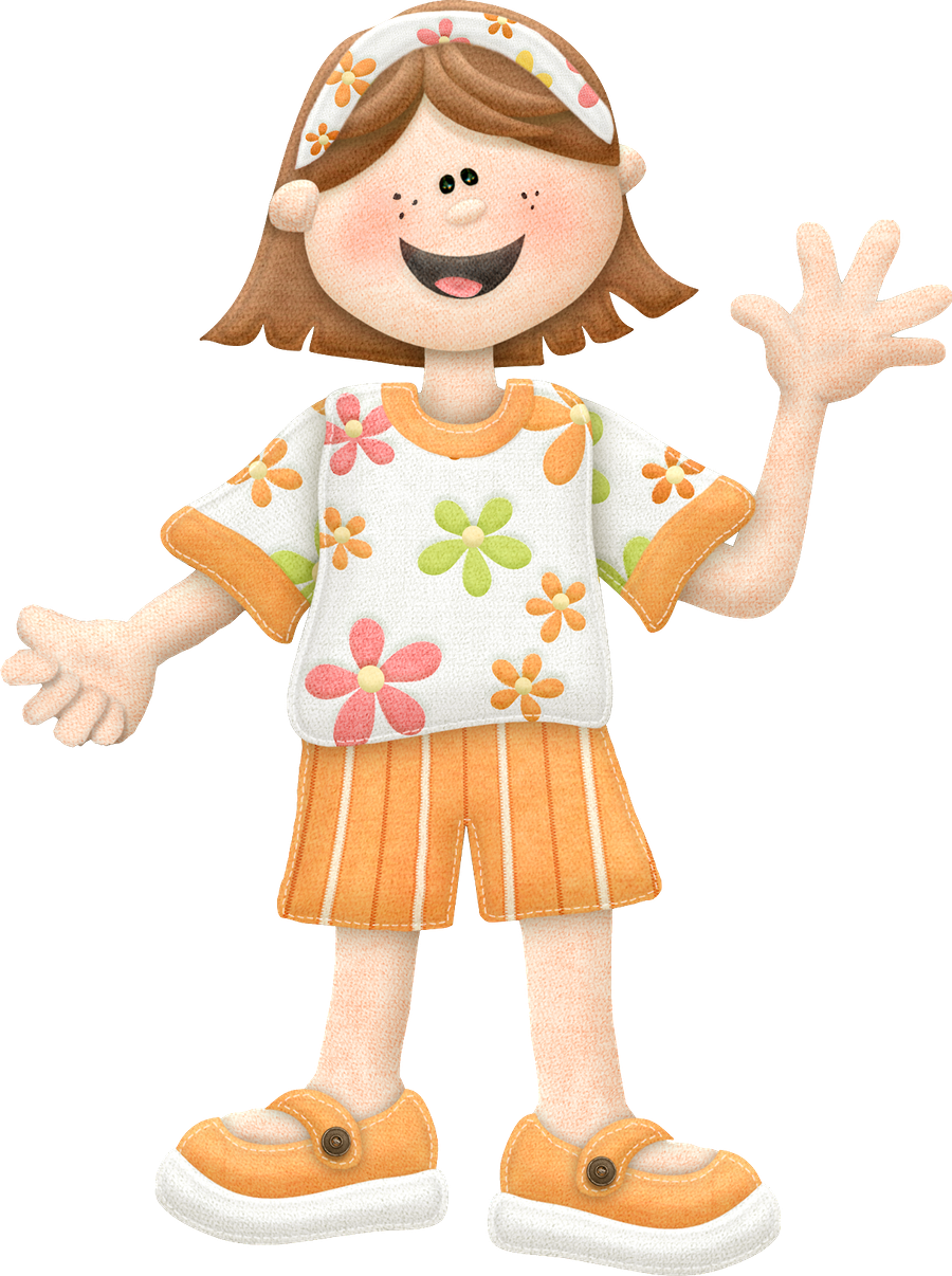 Girl 1 - Clip Art (900x1206)
