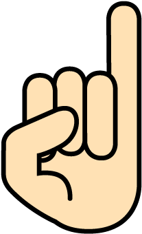 Thumb Little Finger Index Finger Clip Art - Pinkie Finger Clip Art -  (540x540) Png Clipart Download
