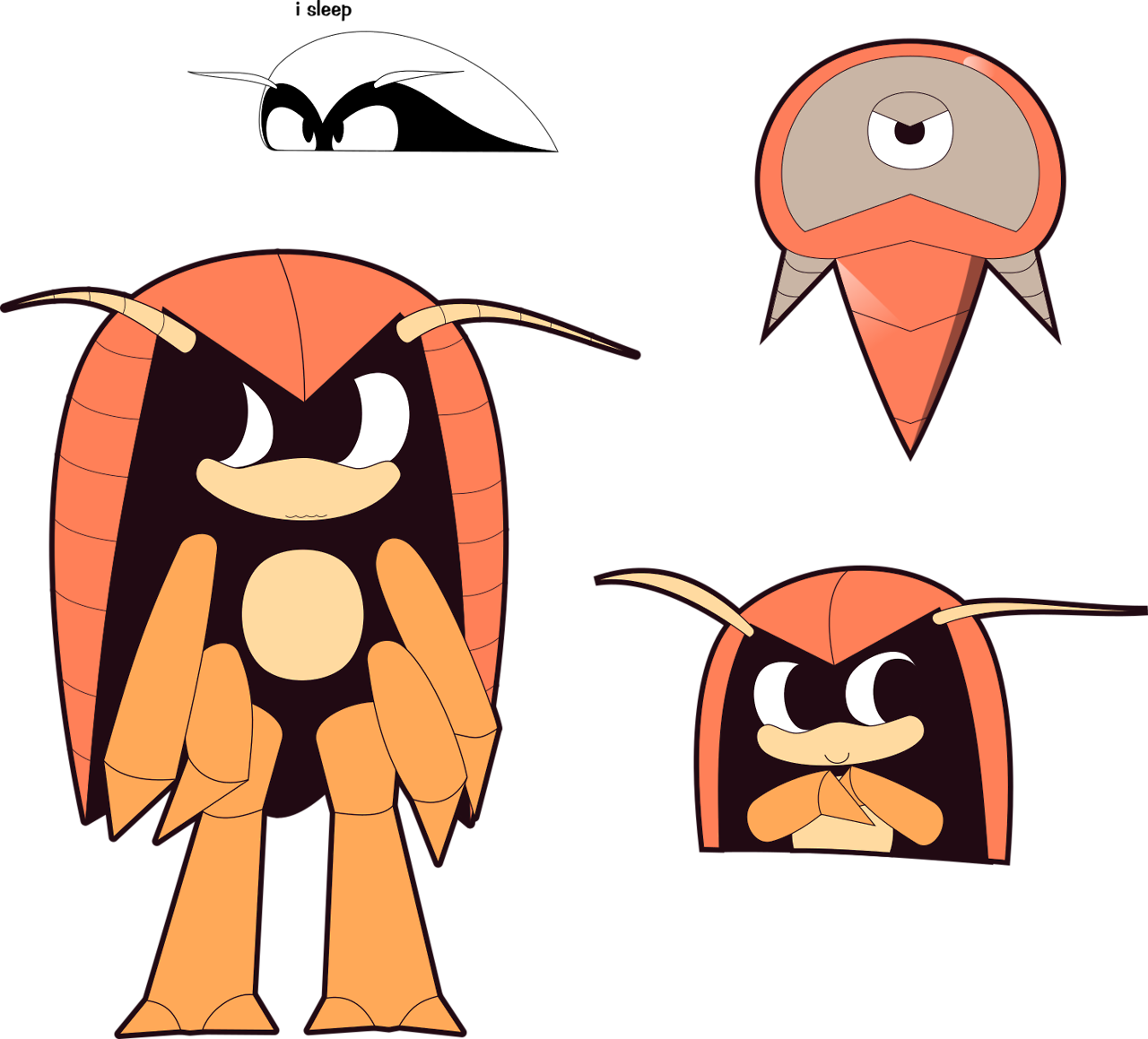 “ My Oc He's An Isopod, Rolls Around Pretty Slowly - Horseshoe Crab (1280x1159)