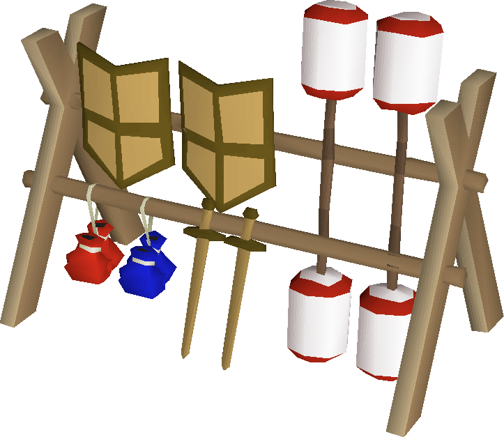 Extra Weapons Rack Built - Old School Runescape (723x627)