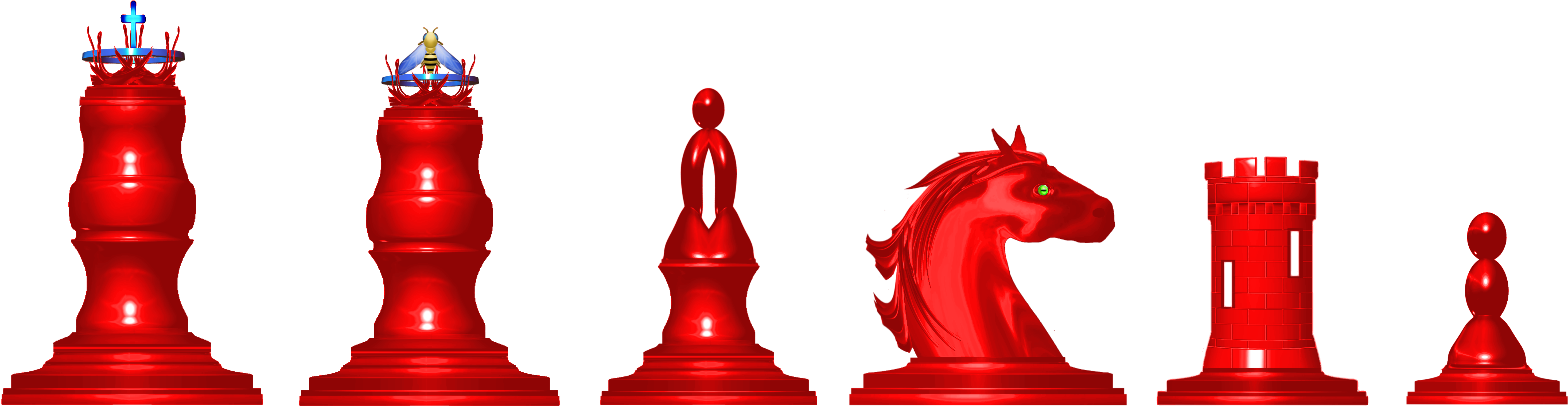 Chess Pieces - Chess (6000x1700)