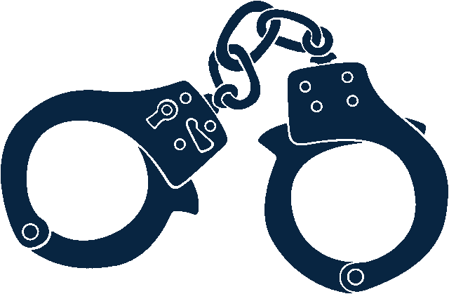 Lawyer Clipart Criminal Lawyer - Transparent Background Handcuffs Clipart (640x419)