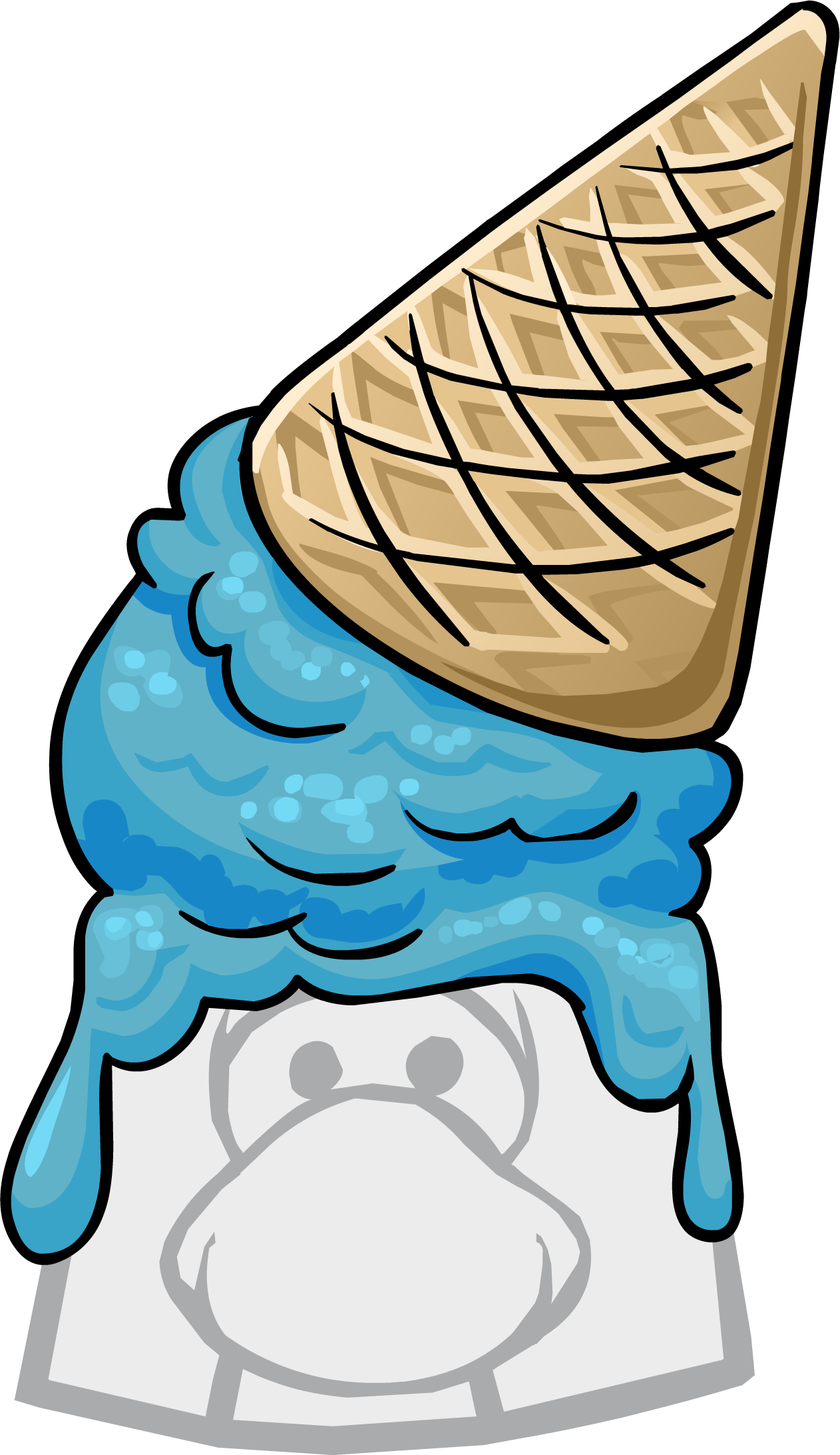 The Sundae Surprise Clothing Icon Id 1302 Updated - Club Penguin The Flip (1262x2184)