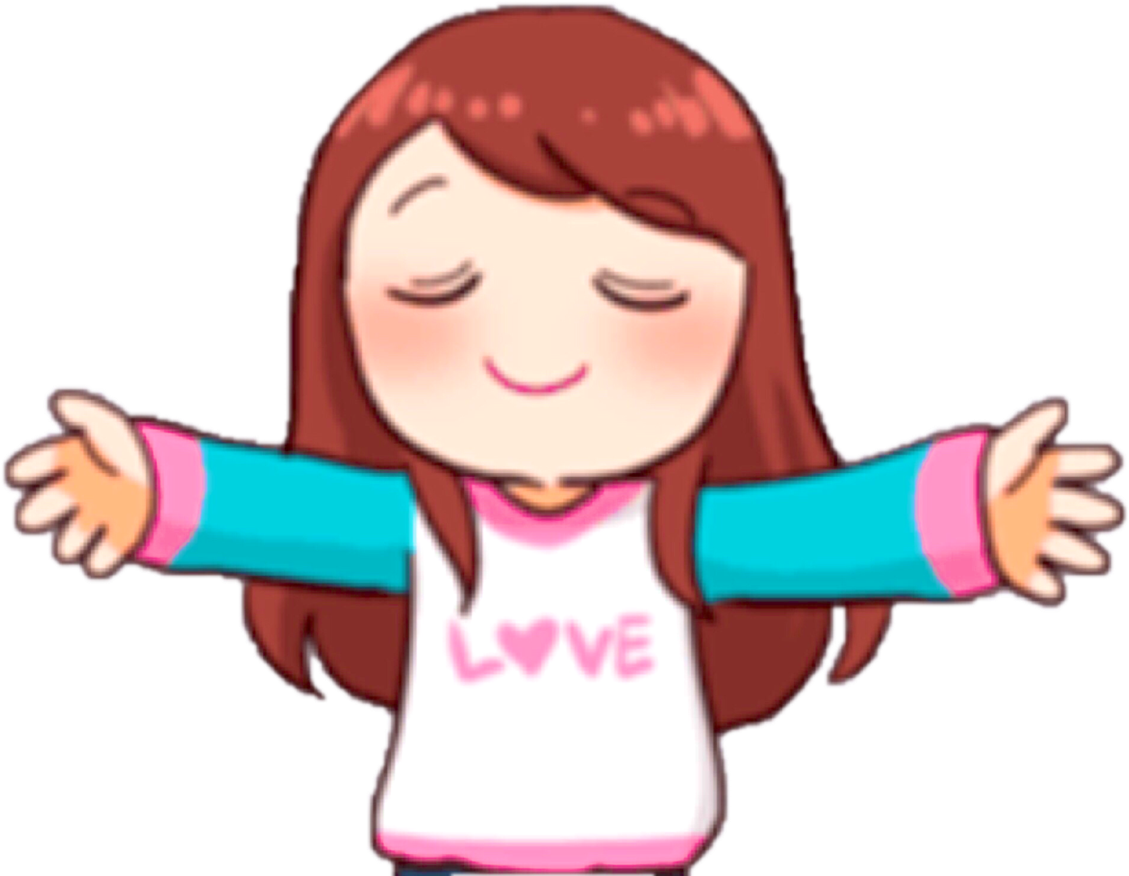Hug Mc - Fangirl's Activities Telegram Stickers (1280x1280)