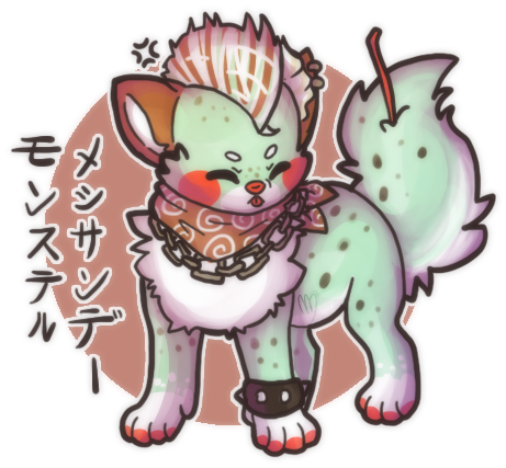 Monster Mash Sundae By Makashy - Cartoon (500x500)