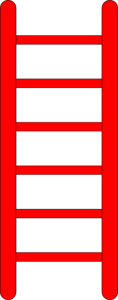 Fire Engine Clip Art Black And White Download - Fire Truck Ladder Clipart (234x596)