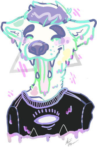 Like A Sundae By Furryguts - Furry Fandom (400x540)