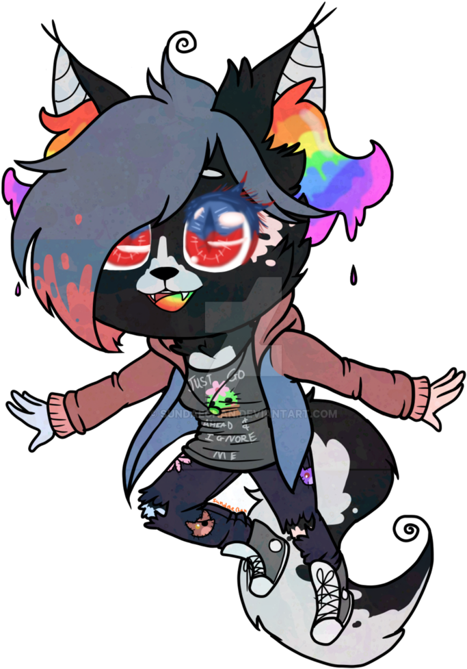 Jelly Cat Chibi By Sundaechan - Cartoon (746x1070)