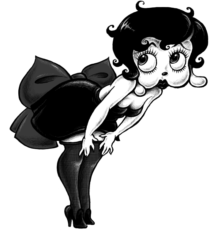Betty Boop Dizzy Dishes Helen Kane Caricature - Betty Boop Dizzy Dishes (786x856)