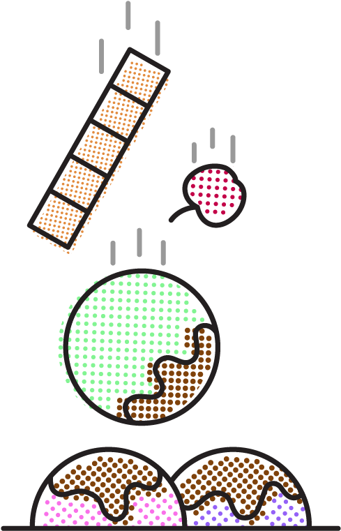 Sundae Toppings Falling - Sundae (519x776)