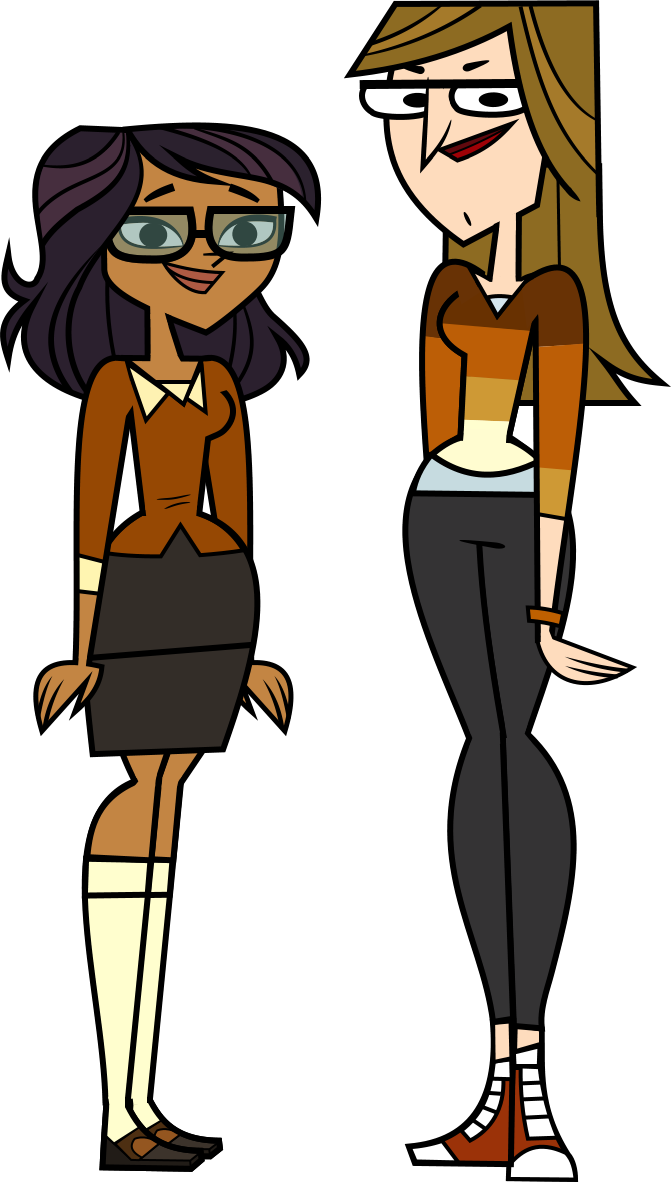 Ellody E Mary - Total Drama Ellody And Mary (671x1182)