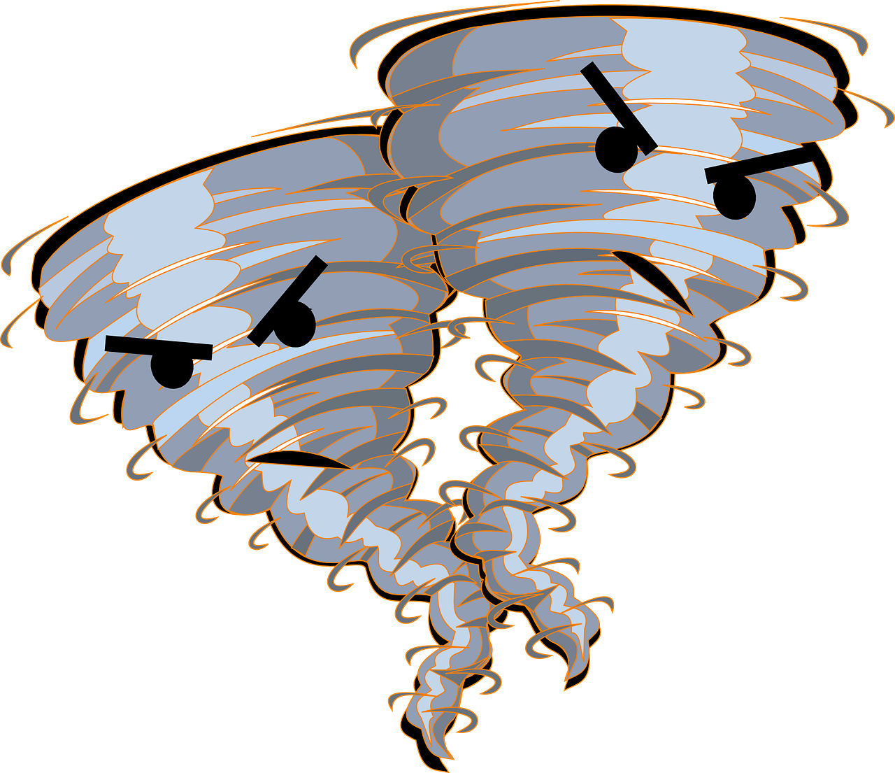 Dear Boss, Fear Is Not Respect - Tornado Clip Art (1280x1105)