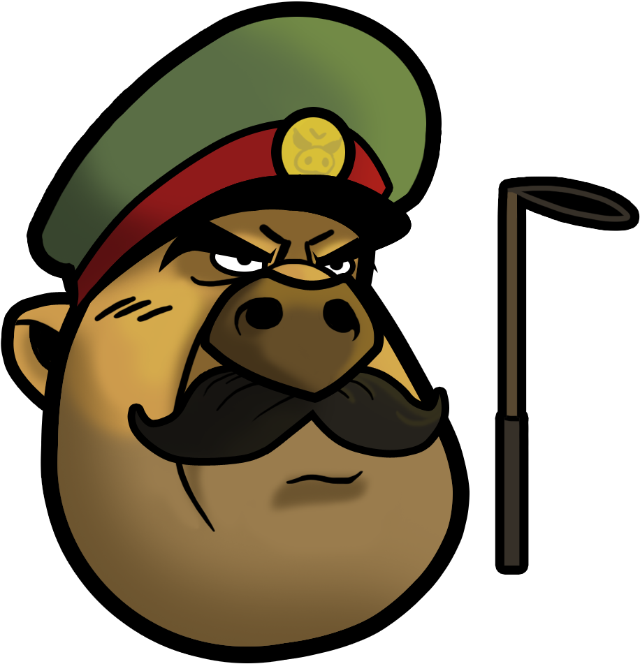 General Bird Mascot - Cartoon (1000x1000)