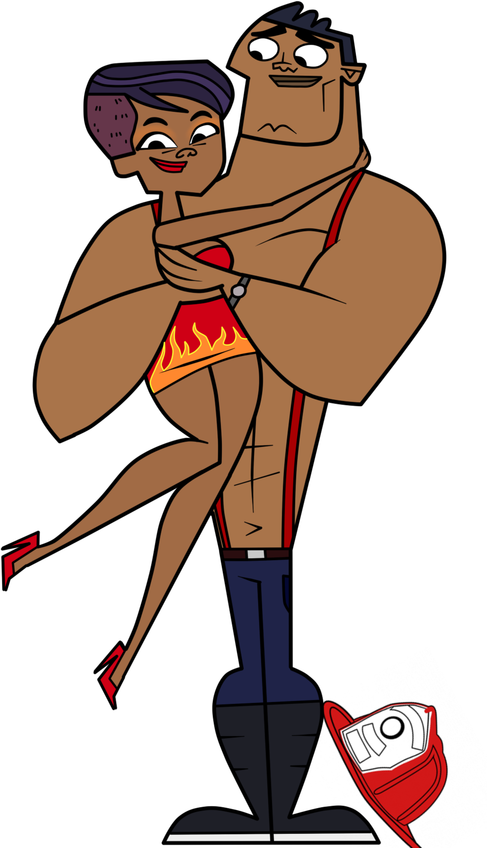 Stephanie And Ryan Halloween By Evaheartsart Stephanie - Drama Total The Ridonculous Race Stephanie (1024x1755)