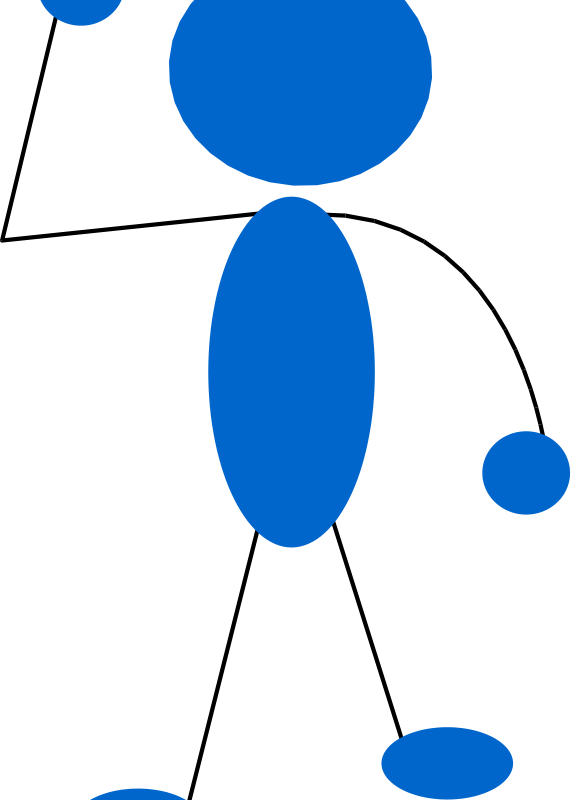 Free Blueman 301 - Person Thinking Clip Art (574x800)