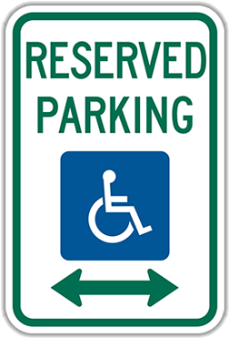 R7-8 Reserved Parking For Persons With Disabilities - Handicap Sign (400x400)