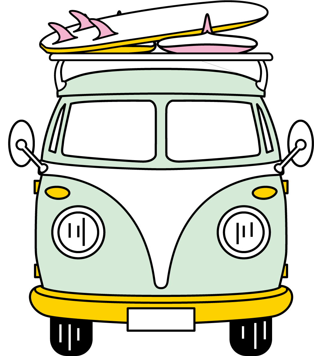 Volkswagen Type 2 Van Volkswagen California Car - Car Van Cartoon (1500x1500)
