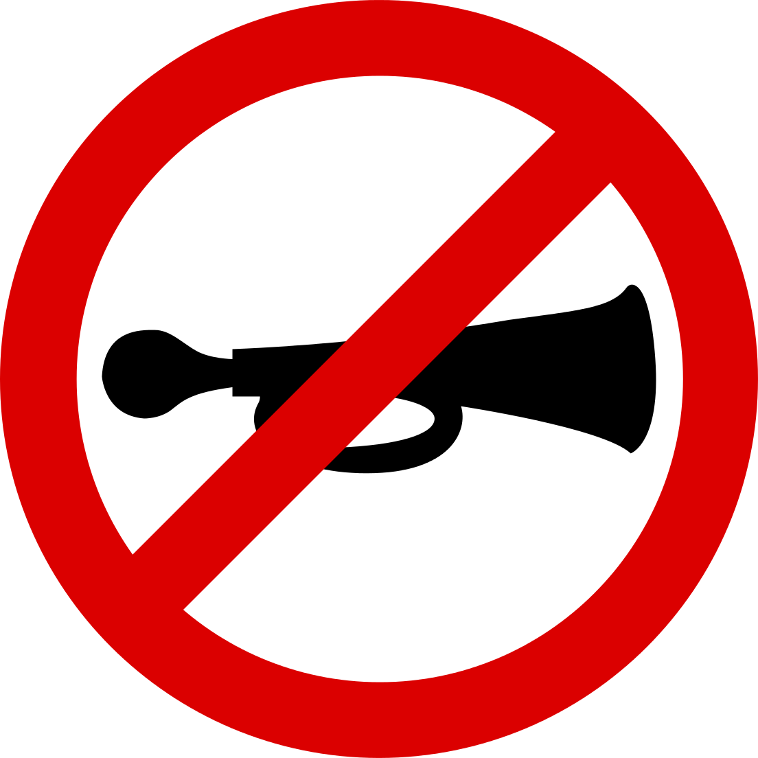 No Sounding Of Vehicle Horn - No Shark Fin Soup (1104x1104)
