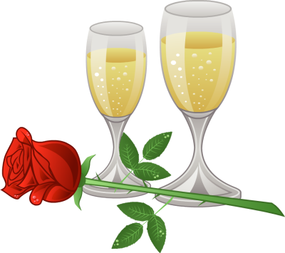 Champagne Clip Art - Champagne Clip Art Png (400x355)