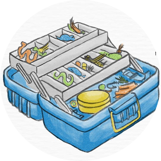 The Fisherman May Not Catch A Trout On Every Cast, - Inflatable Boat (525x525)