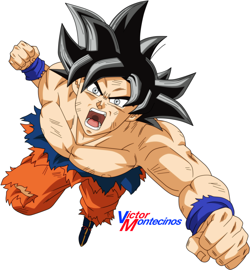 Ultra Instinct Goku By Victormontecinos - Goku Migatte No Gokui (859x929)