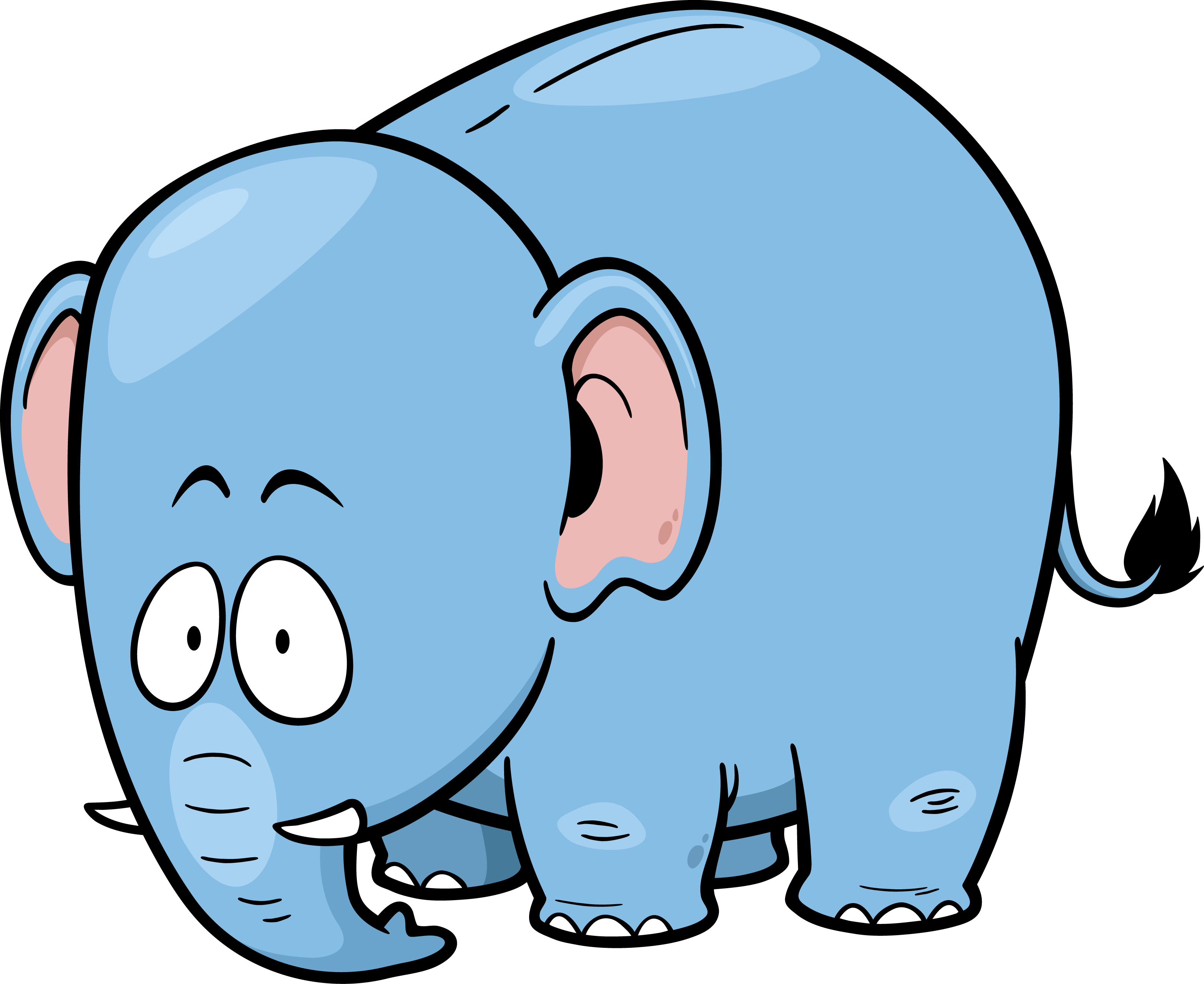 Cartoon Royalty-free Elephant - Cartoon Royalty-free Elephant (3229x2639)