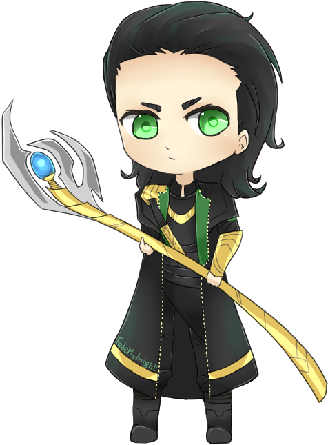 Chibi Loki By Fedemidnight - Loki (700x700)