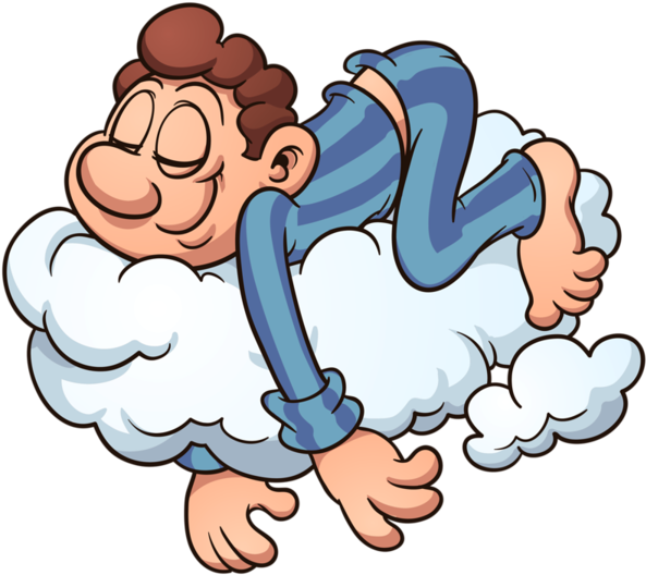 Personnages, Illustration, Individu, Personne, Gens - Cartoons Sleeping (600x530)