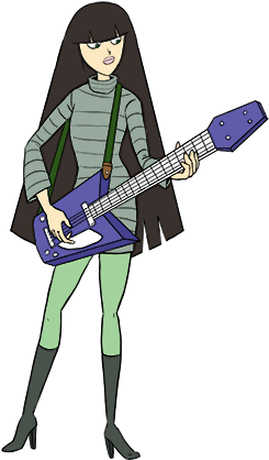 “ The Chloe And The Stars Indie Gogo Attempt Number - Cartoon (378x489)