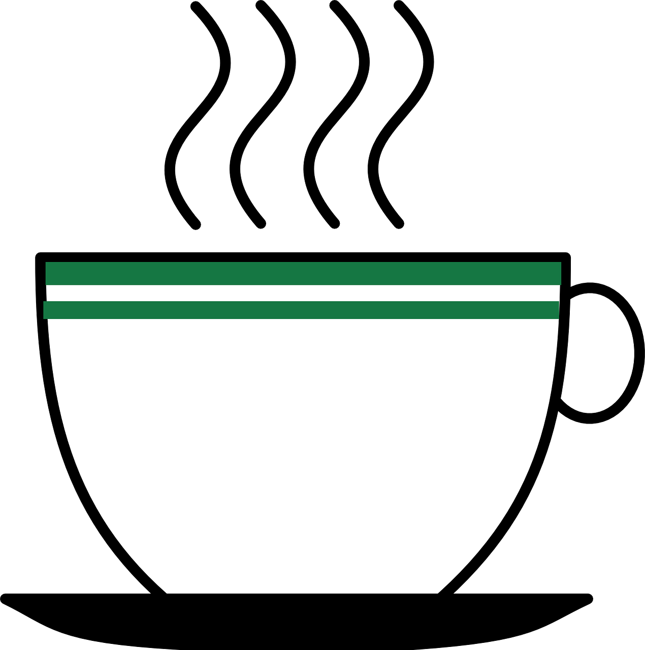 Free Coffee Cup Clipart 12, - Hot Clipart (1270x1280)